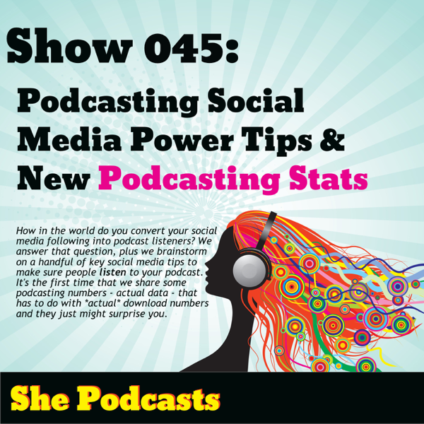 045 Podcasting Social Media Power Tips New Podcasting Stats