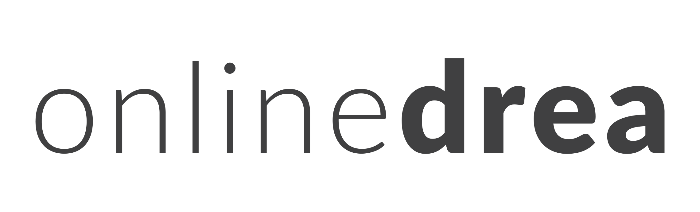 OnlineDrea Logo Onlinedrea MainLogo Gray